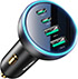 70W USB C Car Charger, Rocoren 4-Port